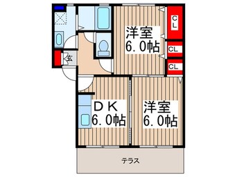 間取図 岸ハイツ