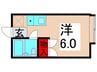 キャピタル東和Ⅱ 1Rの間取り