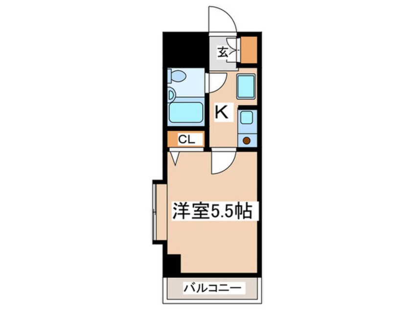 間取図 日神ﾊﾟﾚｽﾃｰｼﾞ町田第2(506)