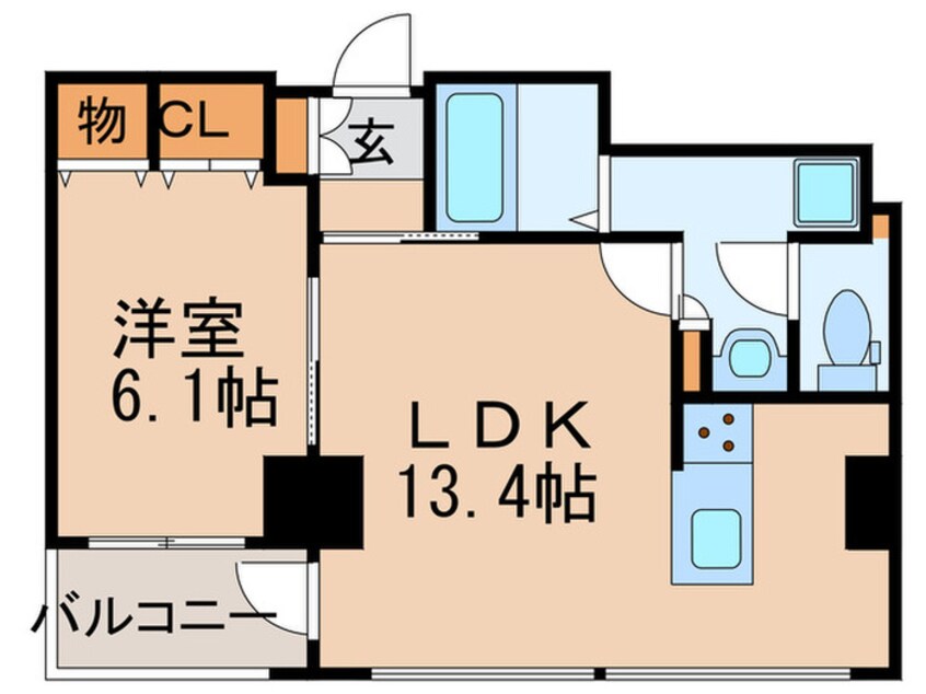 間取図 東雲ｷｬﾅﾙｺ-ﾄCODAN19号棟