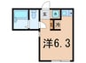ピアステージ上井草 1Rの間取り