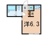 ピアステージ上井草 1Rの間取り