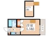 サンハイム 1Kの間取り