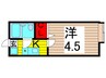 ベルメゾン綾瀬Ａ・Ｂ 1Kの間取り