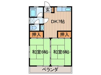 間取図 比留間マンション