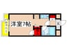 ウィン読売ランド 1Rの間取り