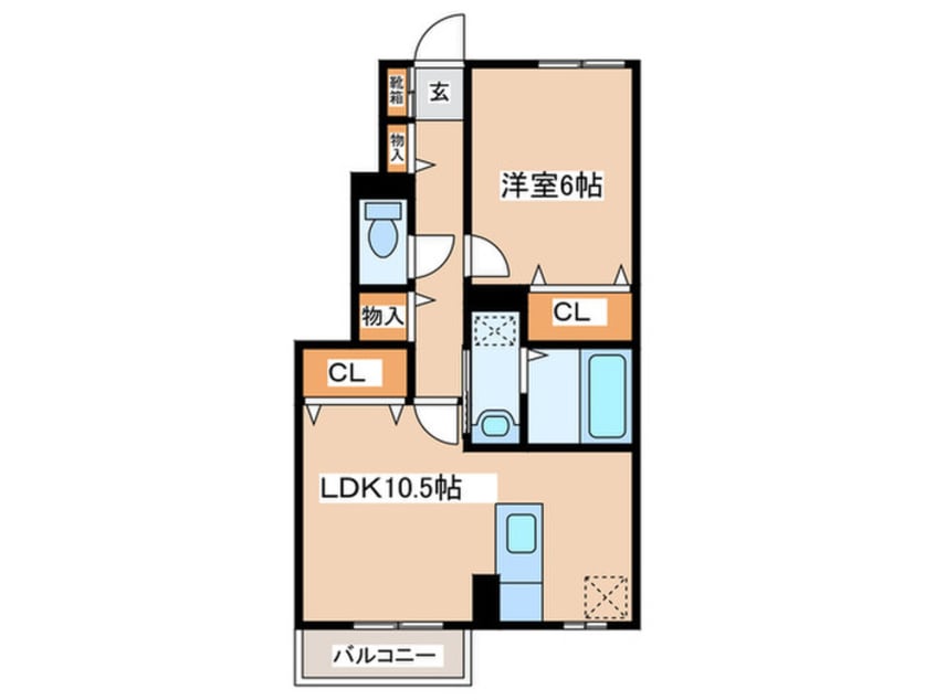 間取図 Ma　Mai大野台