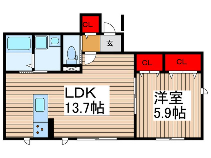 間取図 ルミエール光Ⅰ