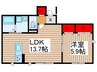 ルミエール光Ⅰ 1LDKの間取り