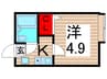 ホワイトハウス西綾瀬Ａ・Ｂ 1Kの間取り