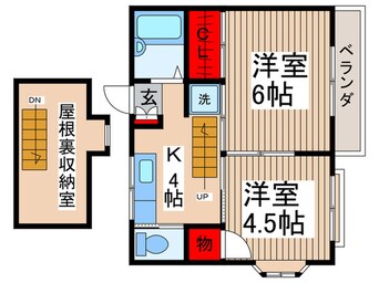 間取図 Ｃｏｒｐｏ　Ｗｅｓｔ