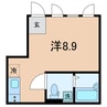 Kewel用賀Ⅰ 1Rの間取り