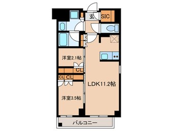 間取図 J.GRAN Court 品川西大井WEST