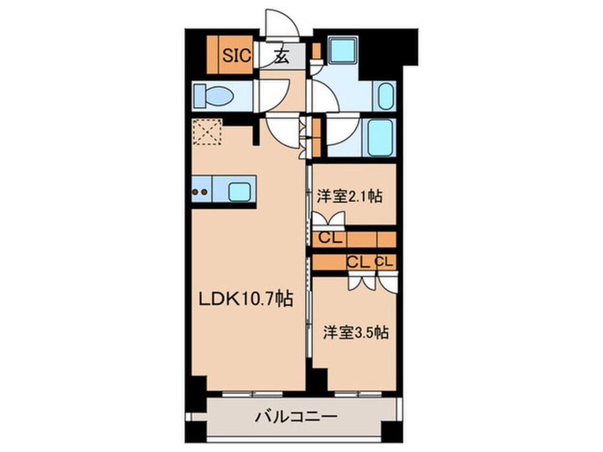 間取図 J.GRAN Court 品川西大井WEST