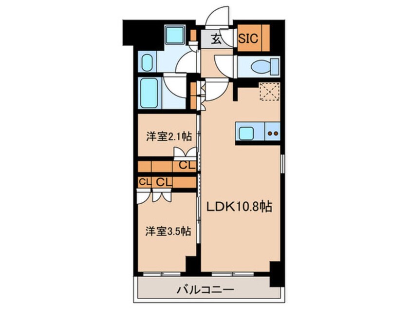 間取図 J.GRAN Court 品川西大井WEST