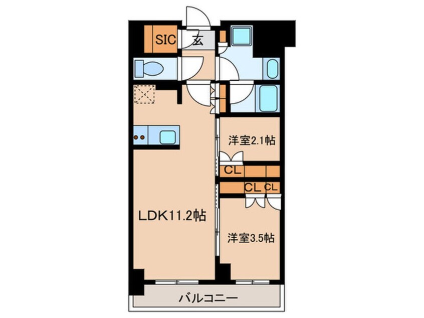 間取図 J.GRAN Court 品川西大井WEST