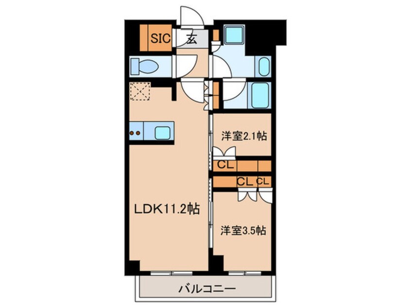 間取図 J.GRAN Court 品川西大井WEST