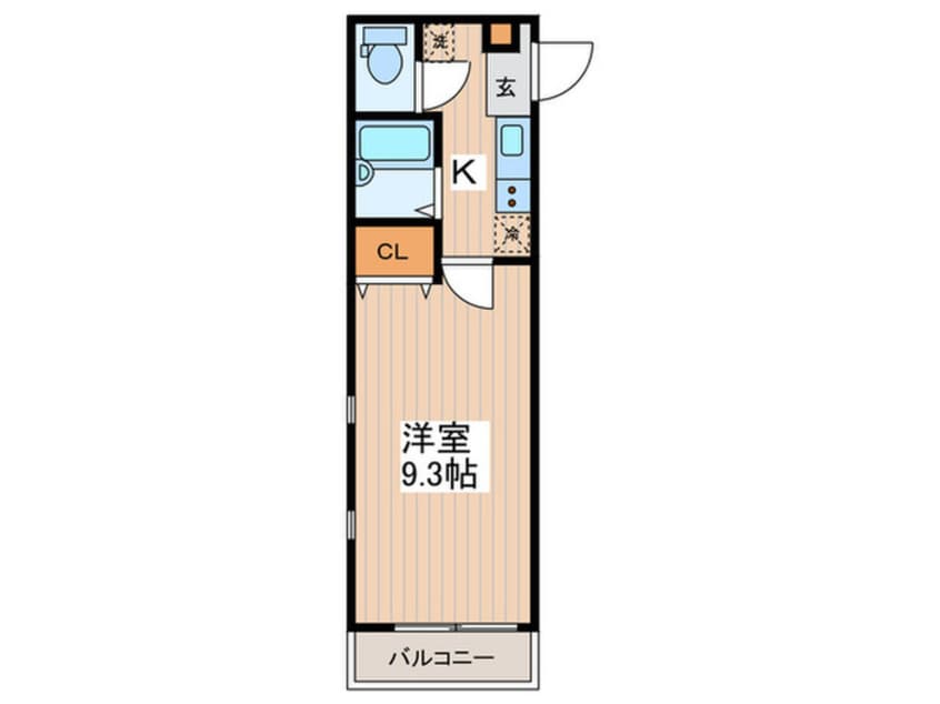 間取図 フィオーレ西荻