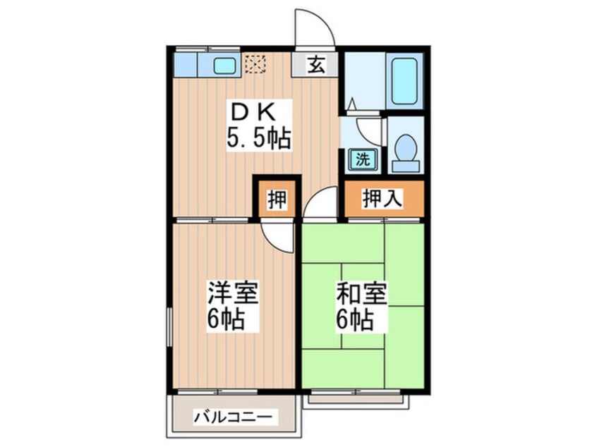 間取図 ベルゾーネ
