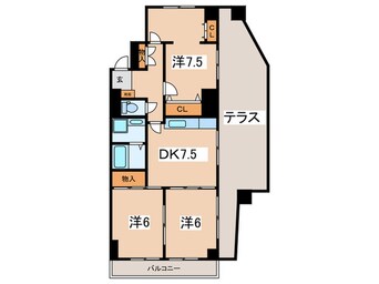 間取図 城山グランドコート（106）