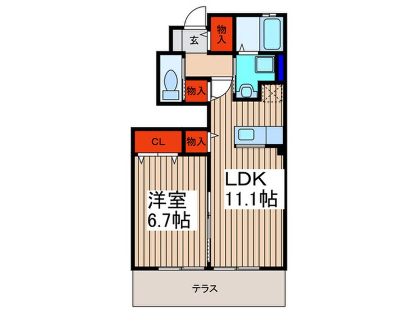 間取図 アイランドB