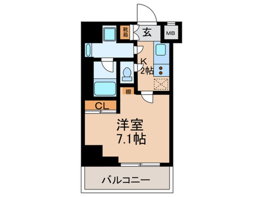 間取図 グラシアプレイス東陽町