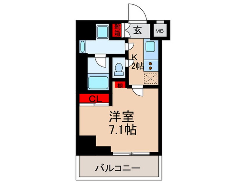 間取図 グラシアプレイス東陽町