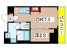 グラシアプレイス東陽町 1DKの間取り