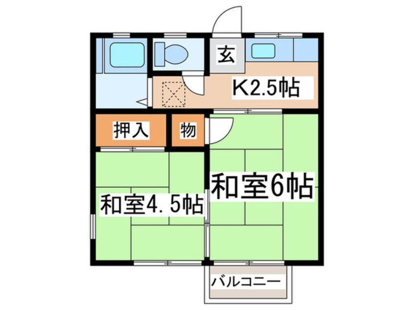 間取図 メゾンひなた