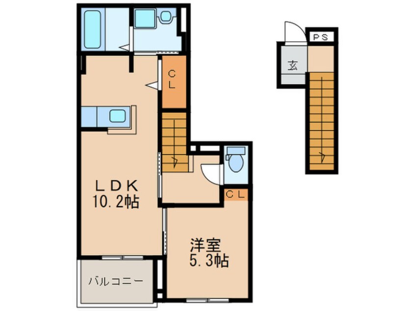間取図 ストロベリー　ヒルズ