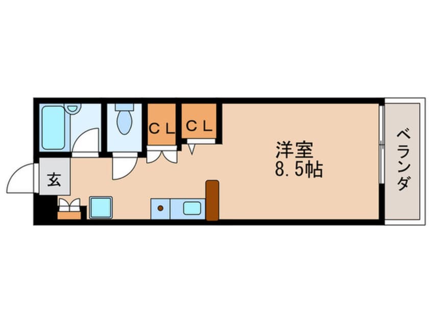 間取図 ドゥエルカ－ム