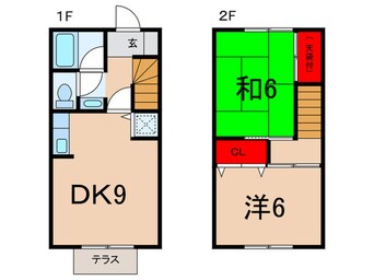 間取図 パレスローリエⅡ