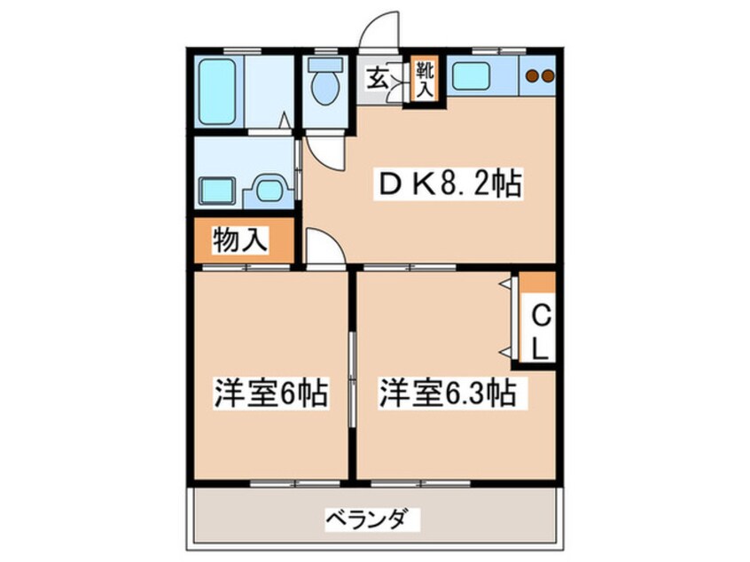 間取図 グランディア