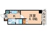 レジディア月島Ⅲ 1Kの間取り