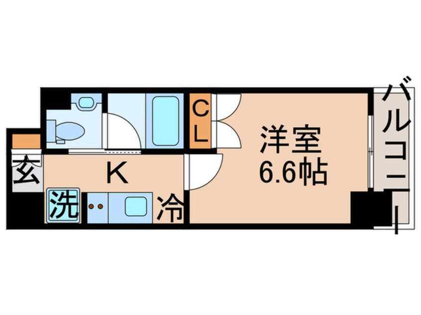 間取図 レジディア月島Ⅲ