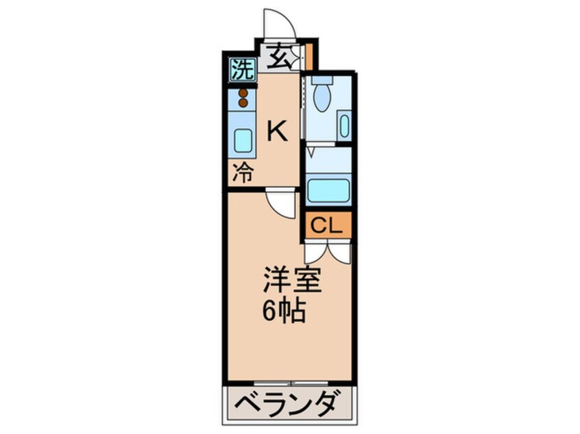 間取図 レジディア月島Ⅲ