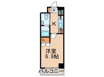 間取図 レジディア月島Ⅲ