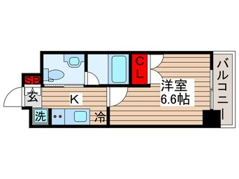 間取図 レジディア月島Ⅲ