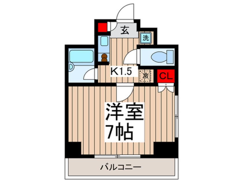 間取図 レジディア月島Ⅲ