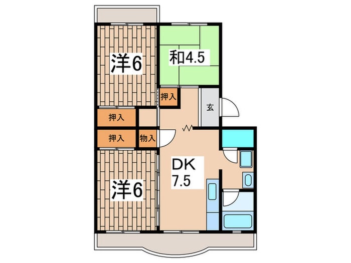 間取り図 パレス宮上