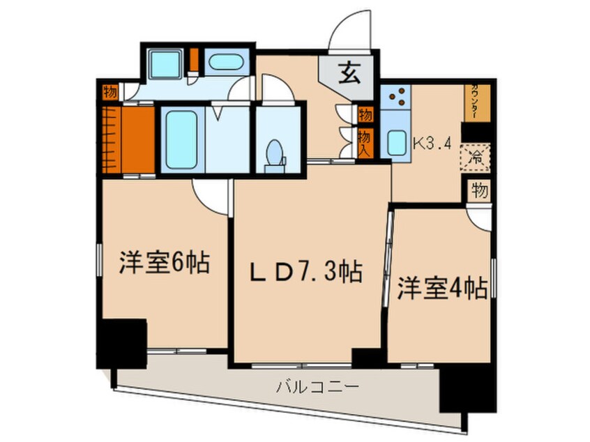 間取図 サンイング飯田橋