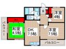 秋本マンション 3DKの間取り