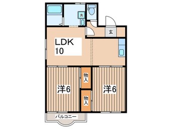 間取図 ホワイトペルテＣ