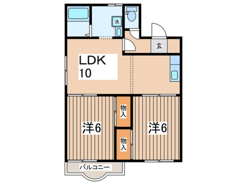間取図 ホワイトペルテＣ