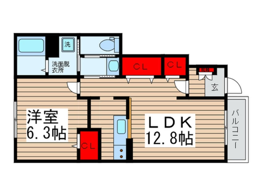 間取図 コーラルⅡ