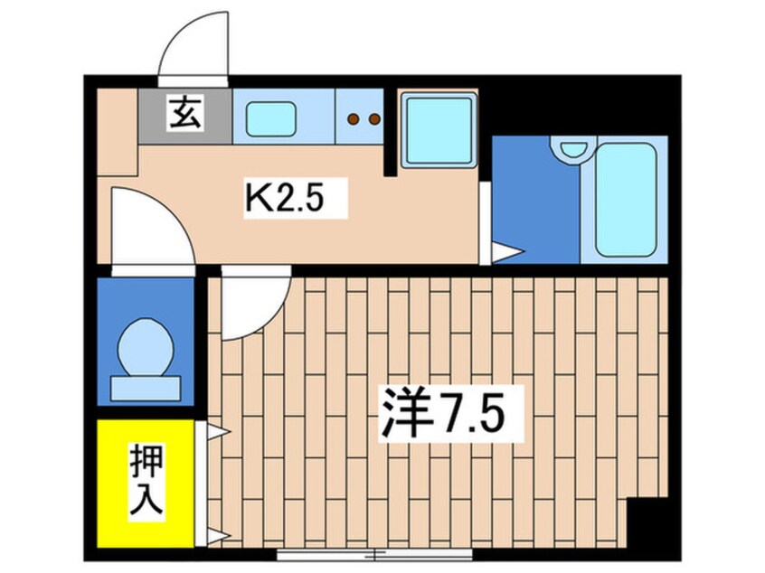 間取図 ｱﾝﾌﾟﾙｰﾙﾌｪｰﾙ和勇