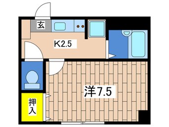 間取図 ｱﾝﾌﾟﾙｰﾙﾌｪｰﾙ和勇