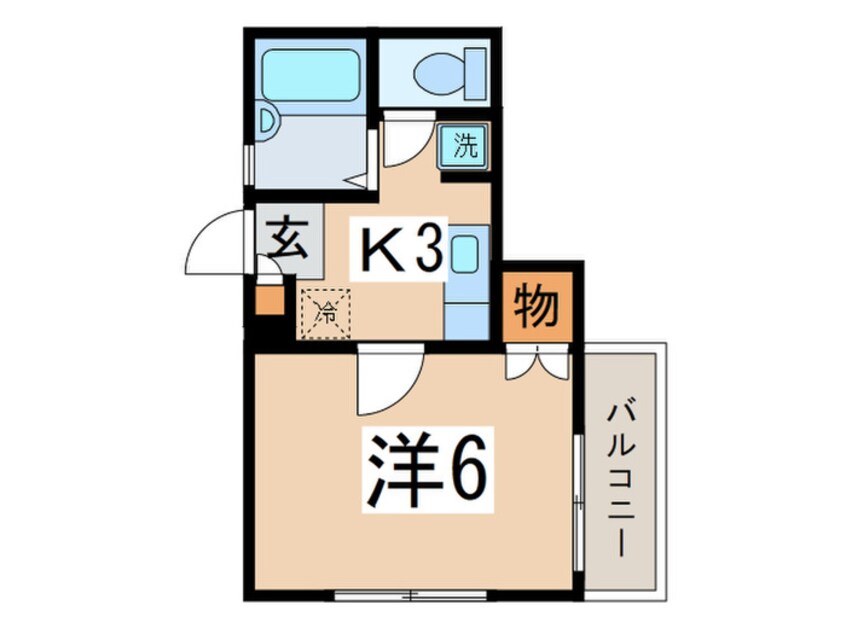 間取図 エスポワ－ル根岸