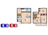 フェリナ引田Ｅ 3LDKの間取り