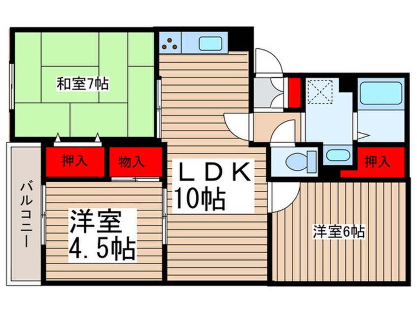 間取図 メゾンベール